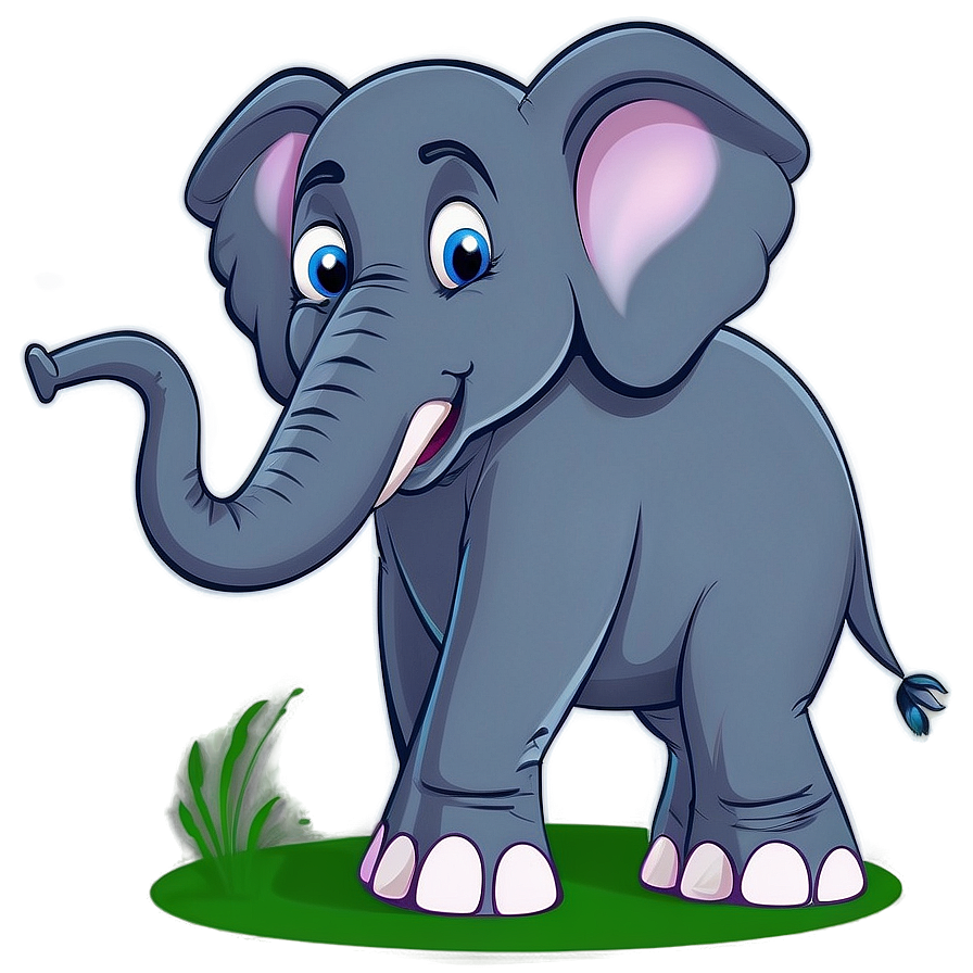 Elephant Cartoon Character Png 30 PNG image