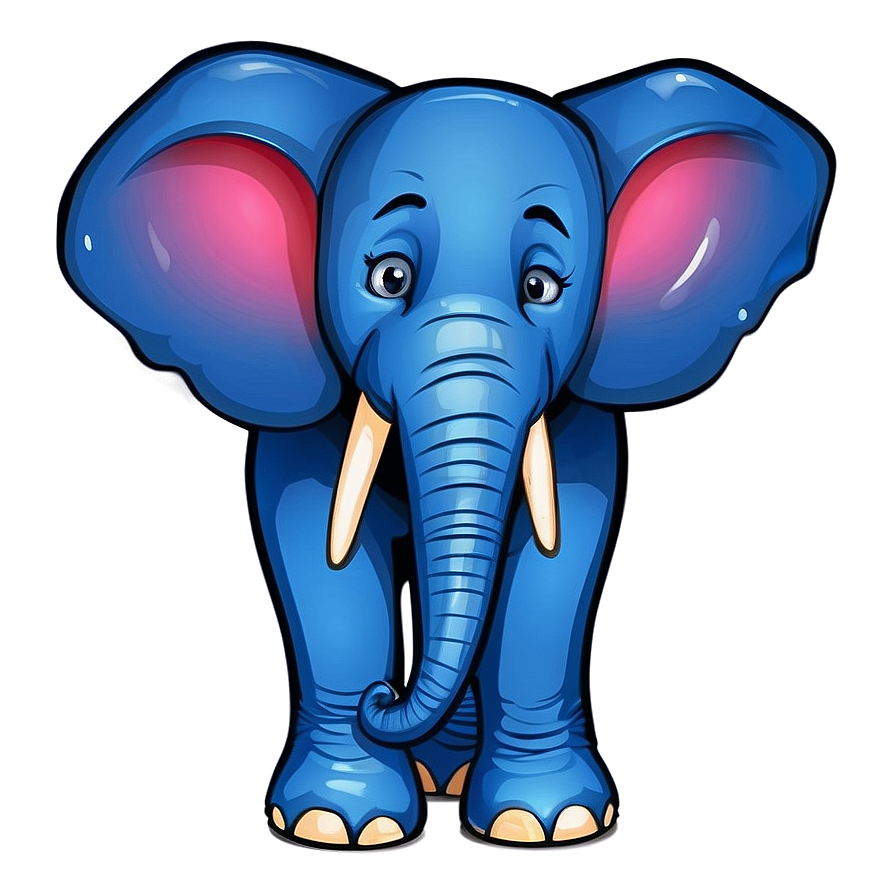 Elephant Cartoon Clipart Png 06212024 PNG image