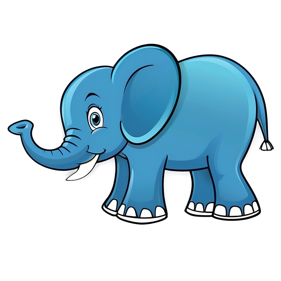 Elephant Cartoon For Kids Png 18 PNG image