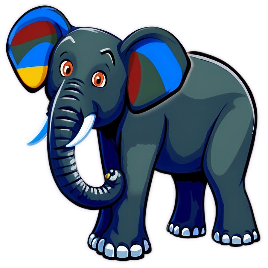 Elephant Cartoon For Kids Png Ccs23 PNG image