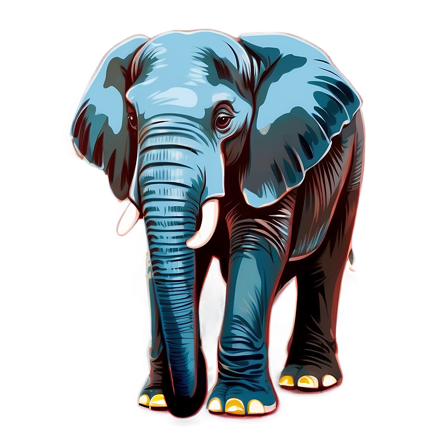 Elephant Cartoon Illustration Png Ija35 PNG image