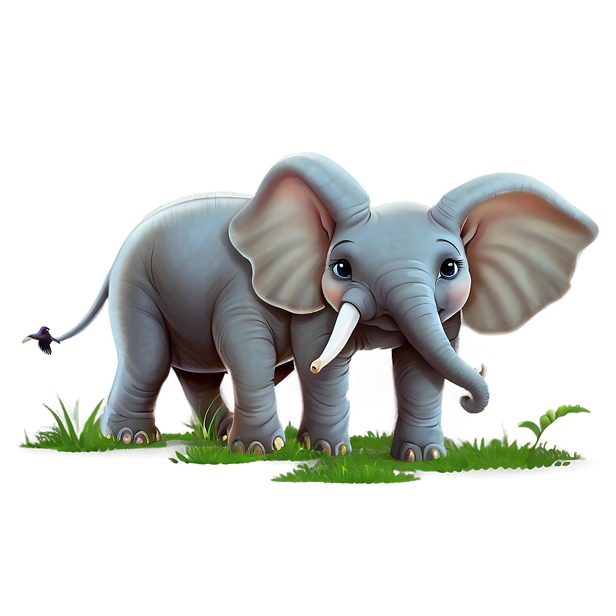 Elephant Cartoon Wallpaper Png 06212024 PNG image