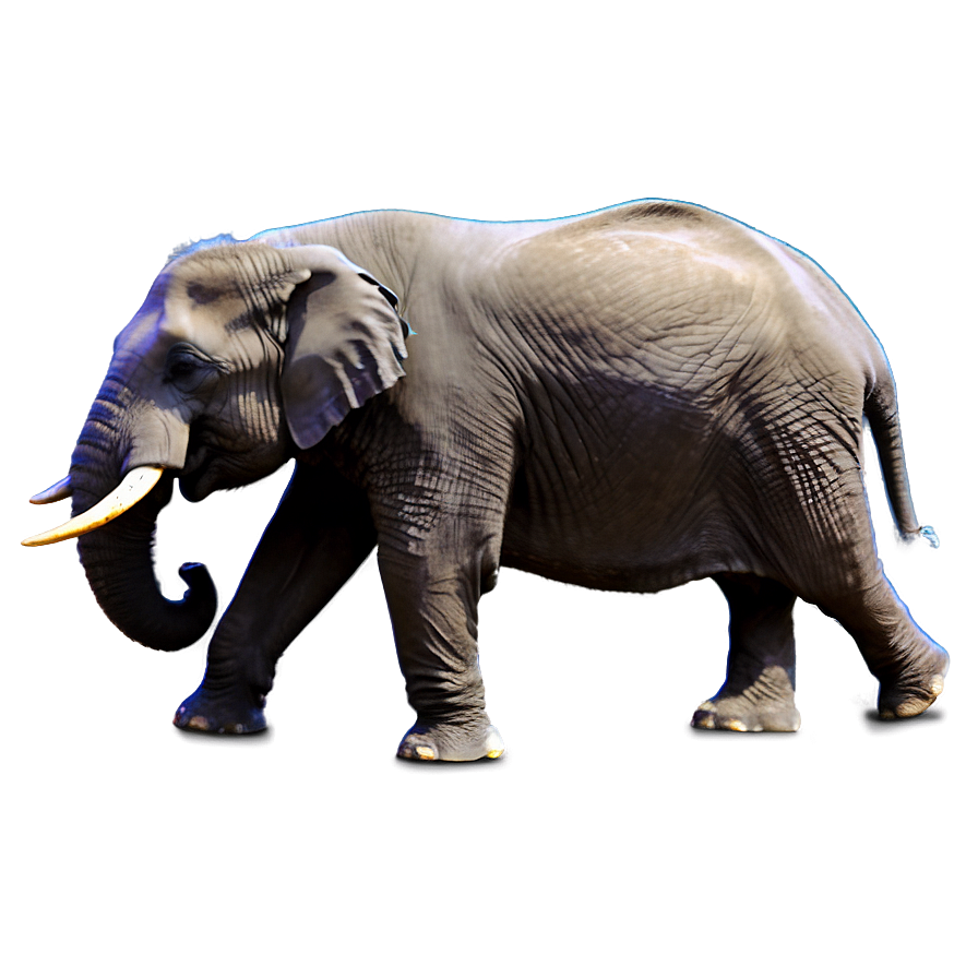 Elephant Charging Pose Png 05032024 PNG image