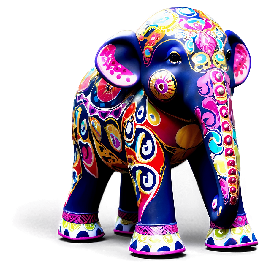 Elephant Parade Float Design Png 05032024 PNG image