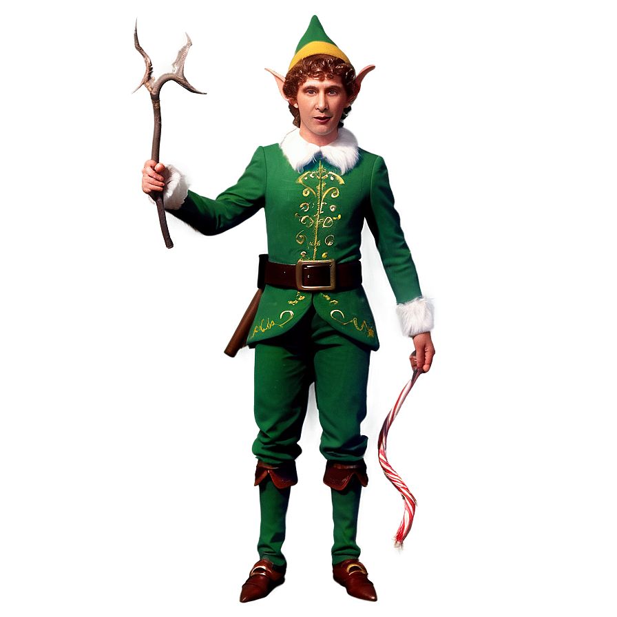 Elf Body With Magic Staff Png 61 PNG image