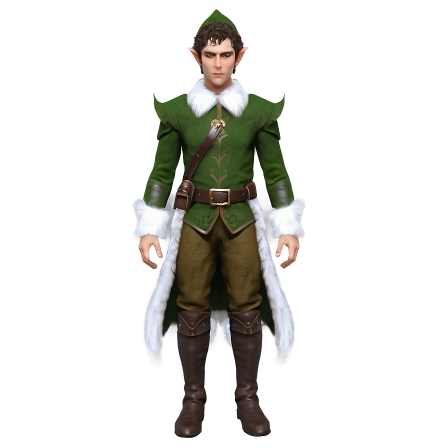 Elf Character Body Design Png 06282024 PNG image