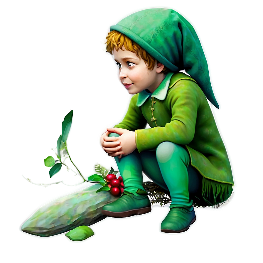 Elf Child In Forest Png 58 PNG image