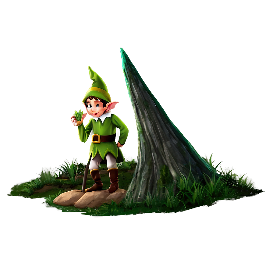 Elf Child In Forest Png 90 PNG image