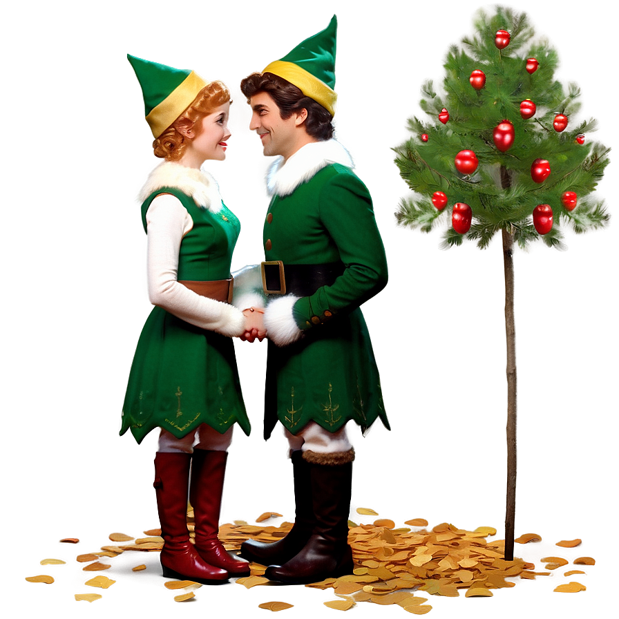 Elf Couple In Love Png Xlk PNG image