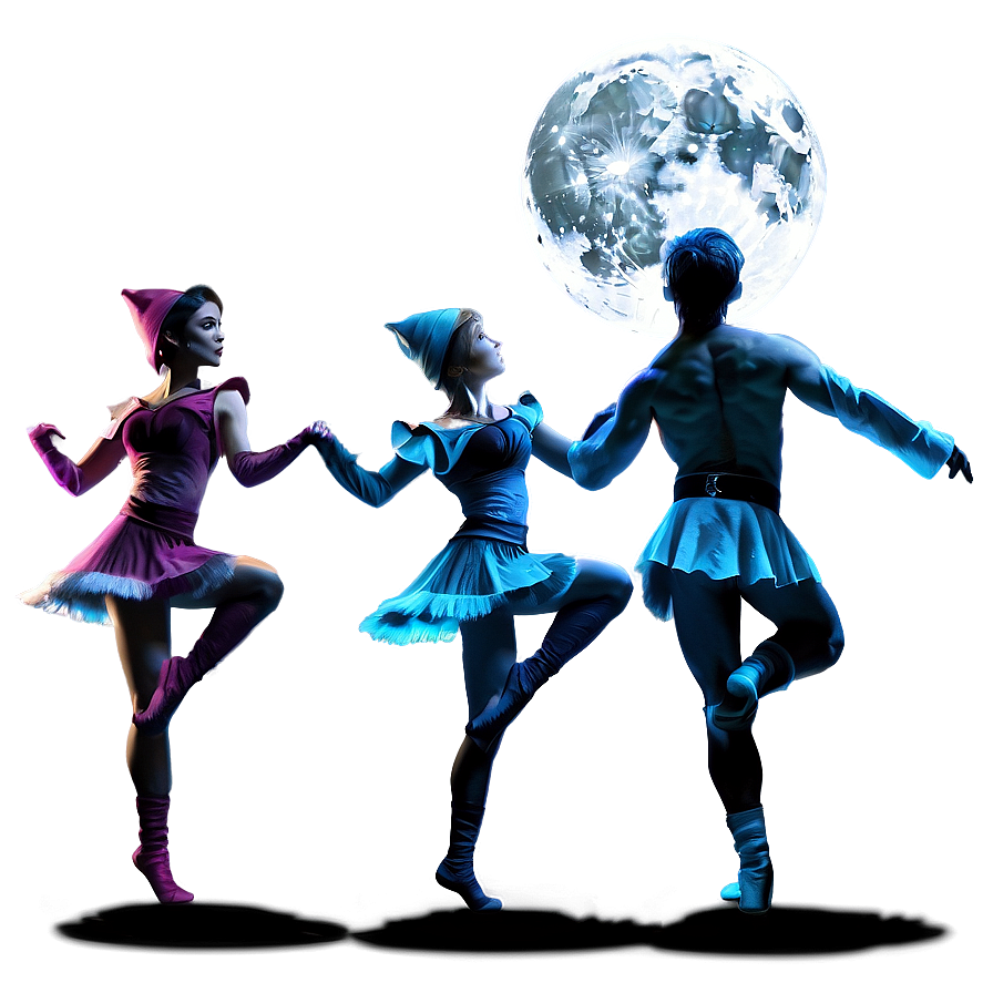 Elf Dancing In Moonlight Png Pxc85 PNG image