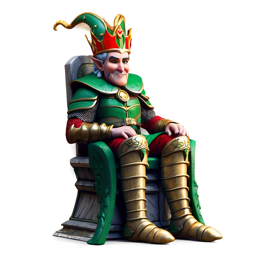 Elf King On Throne Png 98 PNG image