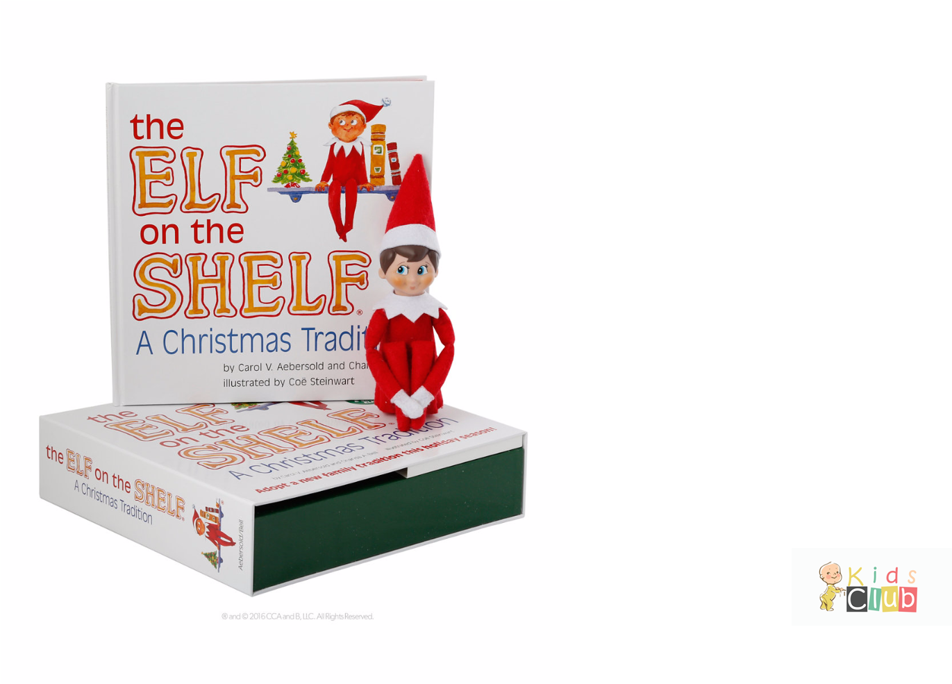 Elf On The Shelf Bookand Figure PNG image