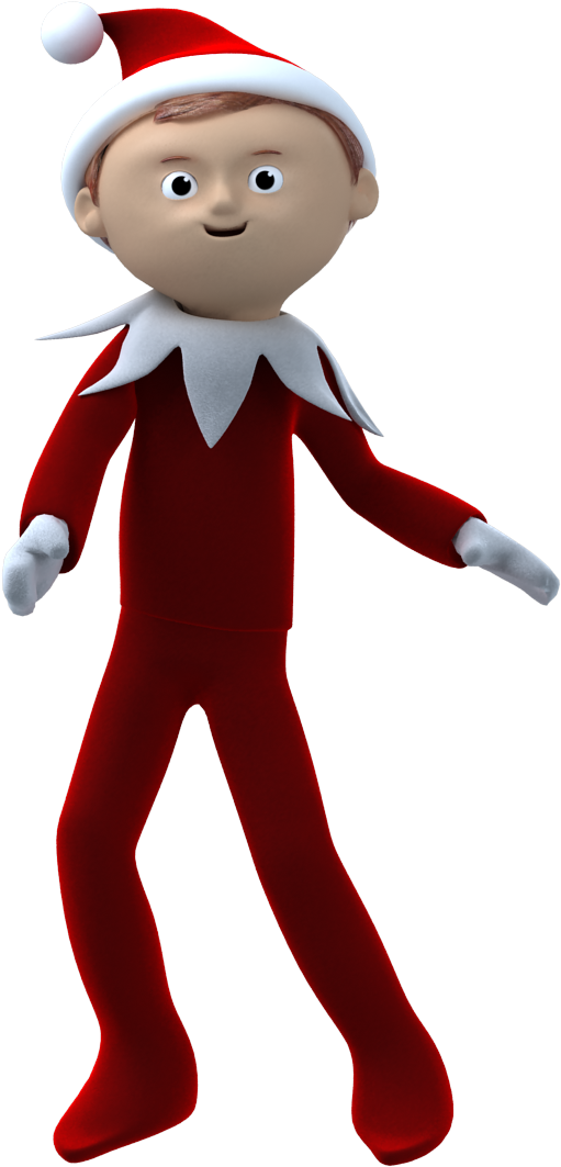 Elf On The Shelf Christmas Character PNG image