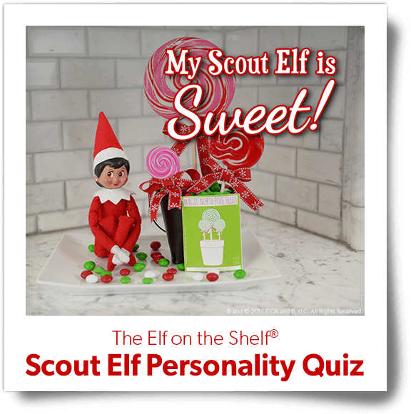 Elf On The Shelf Sweet Personality Quiz PNG image