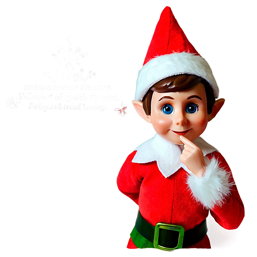 Elf On The Shelf Welcome Png Ihk PNG image