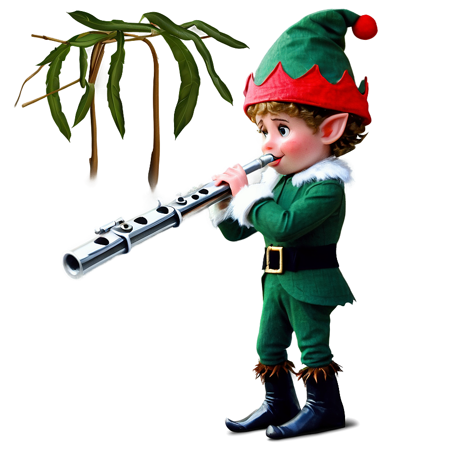 Elf Playing Flute Png Dio96 PNG image