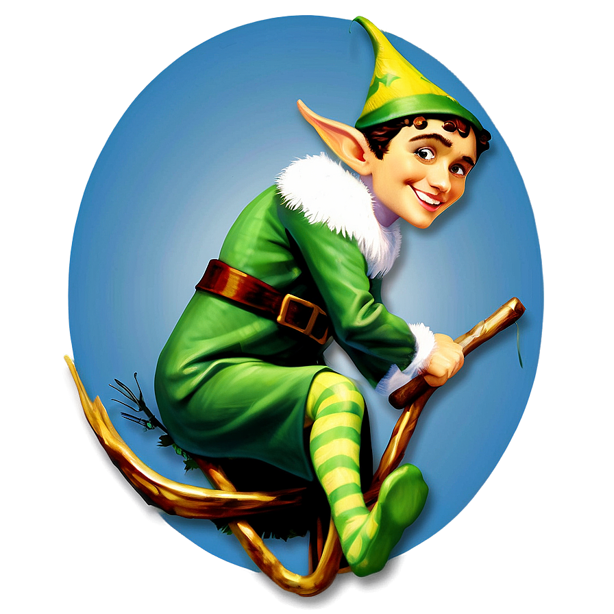 Elf Riding Mythical Creature Png Qsn PNG image