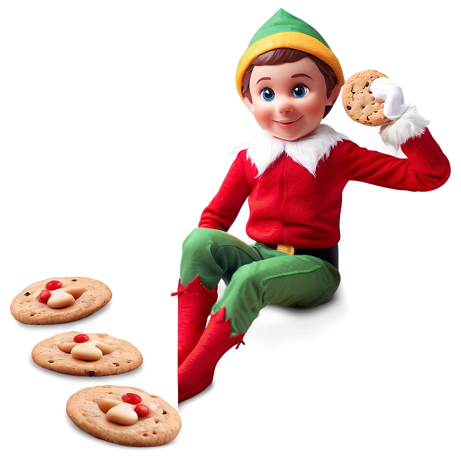 Elf Shelf Cookie Mischief Png Exk PNG image