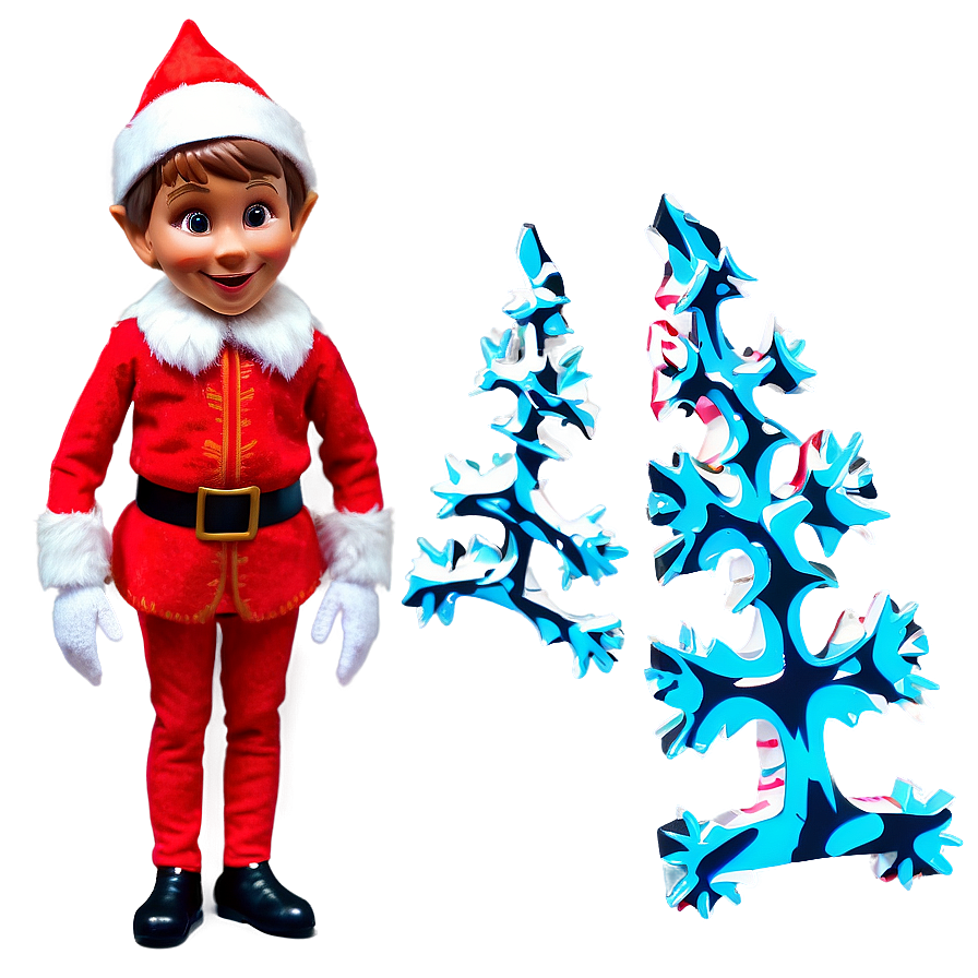 Elf Shelf Winter Antics Png Ouy PNG image