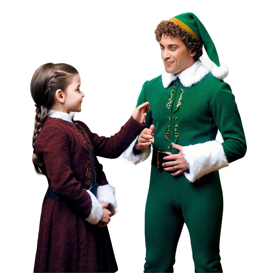 Elf Teaching Younglings Png Csn PNG image