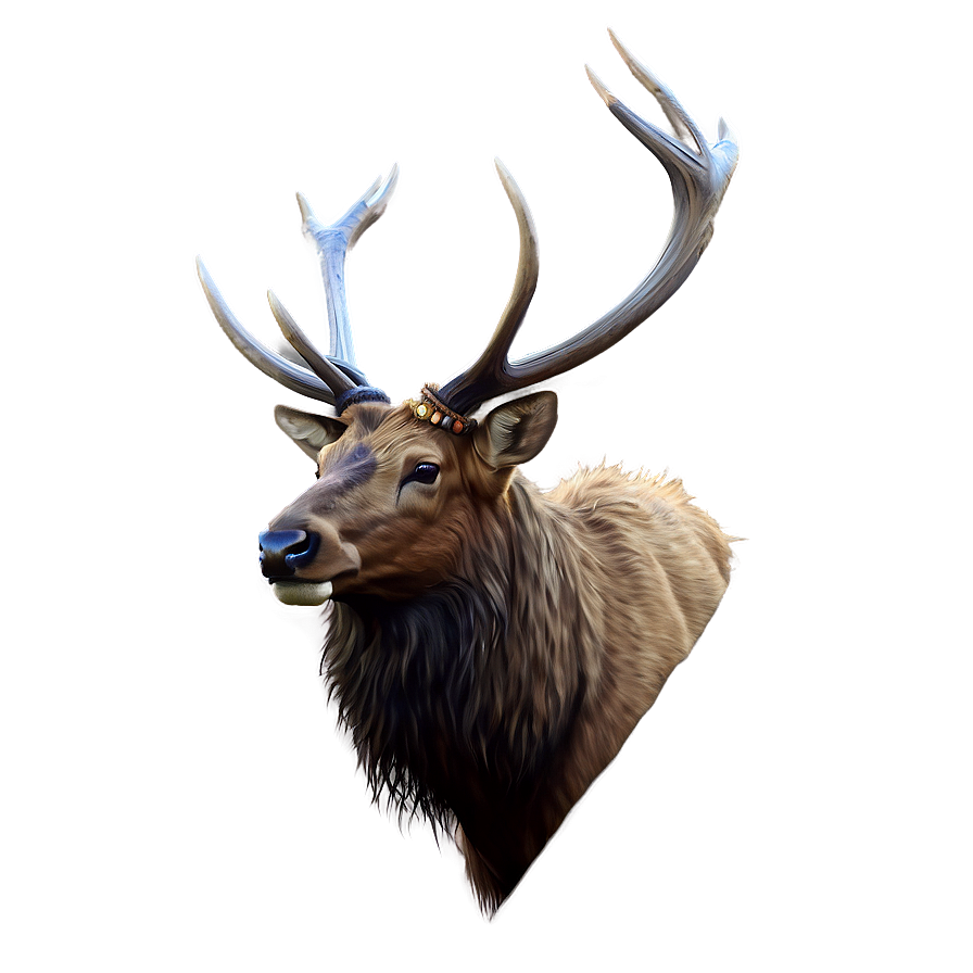 Elk Digital Art Png 05242024 PNG image