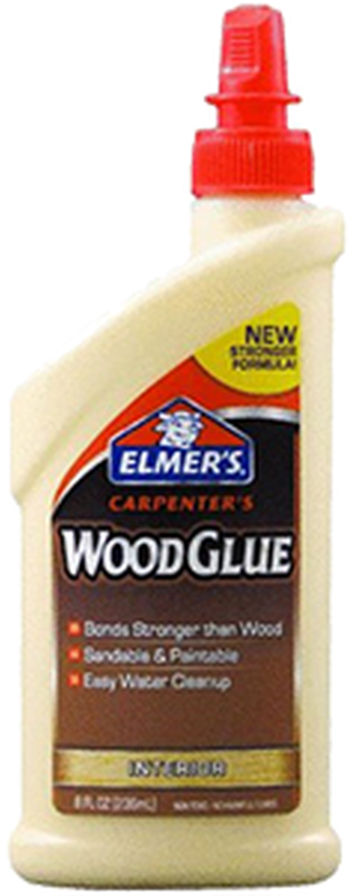 Elmers Carpenters Wood Glue Bottle PNG image