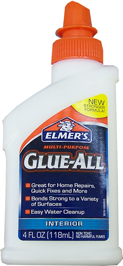 Elmers Multi Purpose Glue All Bottle PNG image