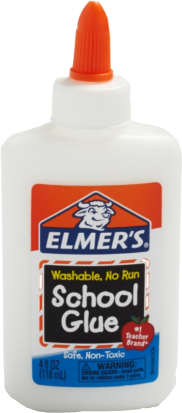 Elmers School Glue Bottle PNG image