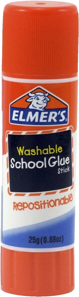 Elmers Washable School Glue Stick PNG image