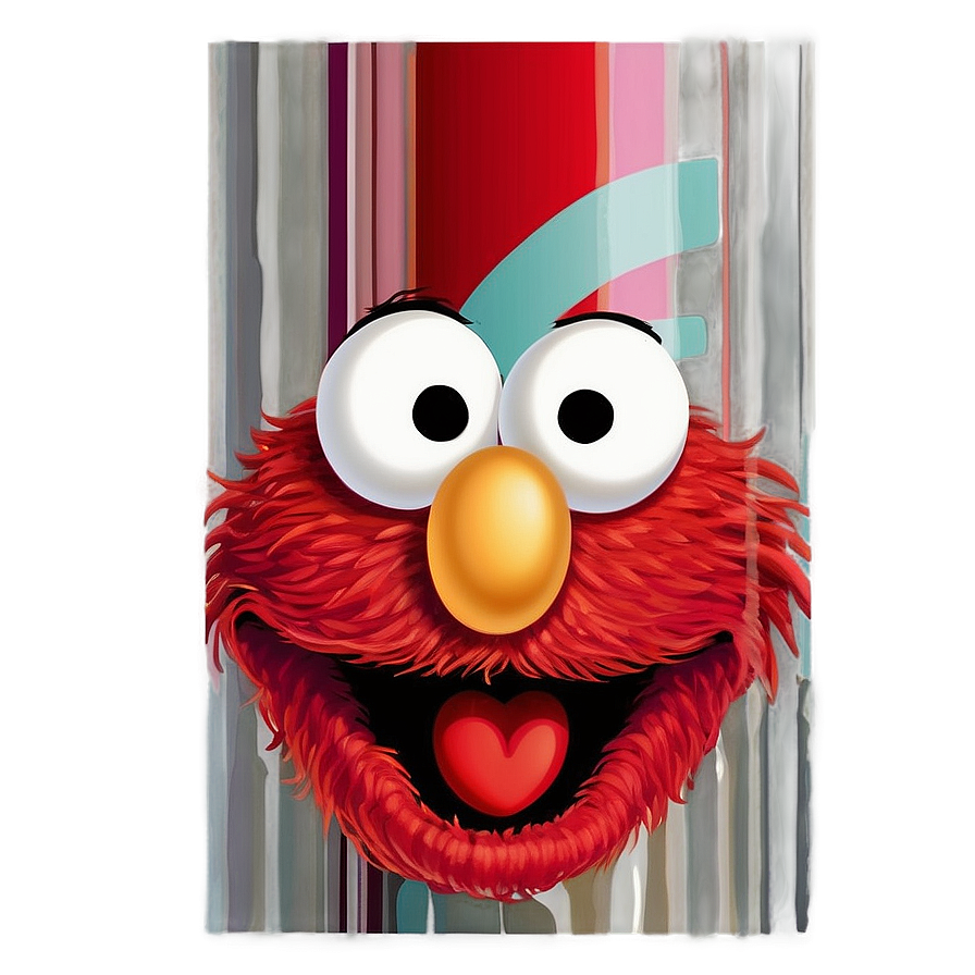 Elmo Face With Laughing Expression Png Neh34 PNG image