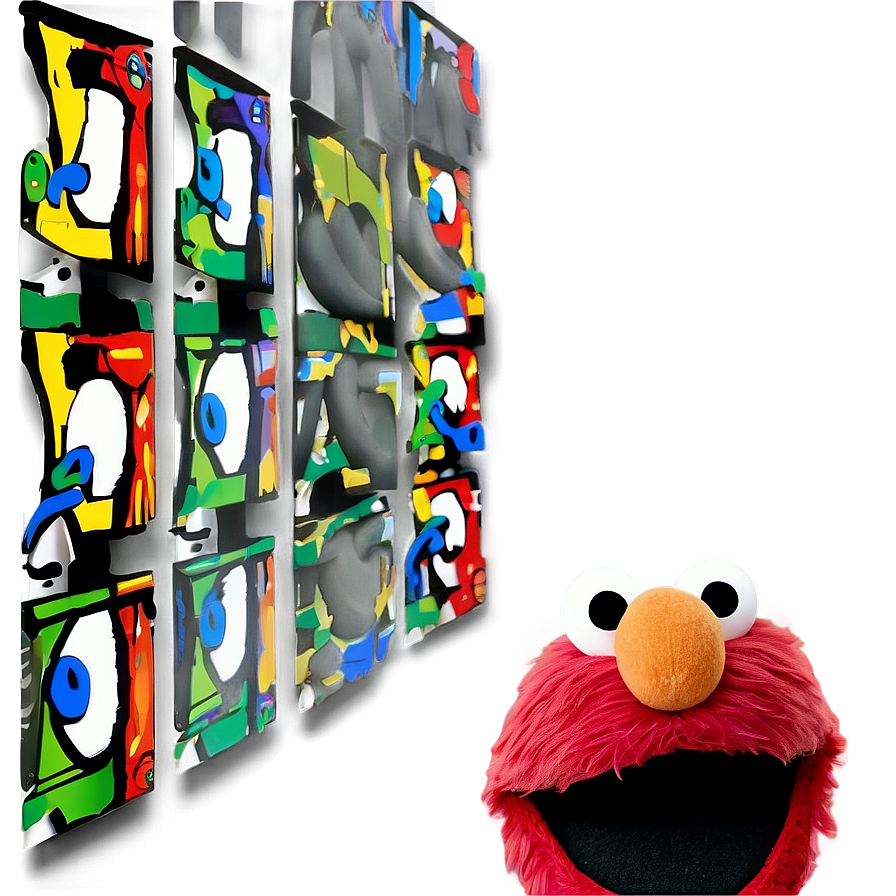 Elmo Face With Open Mouth Png 72 PNG image