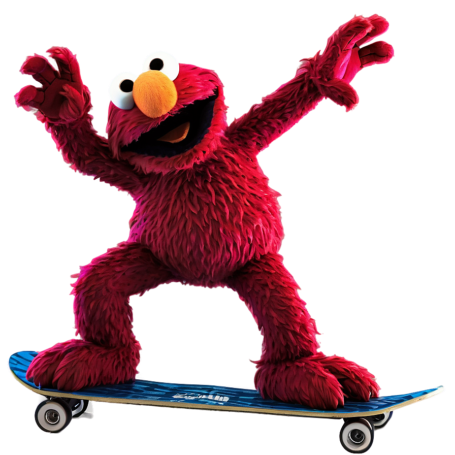 Elmo On Skateboard Png 11 PNG image