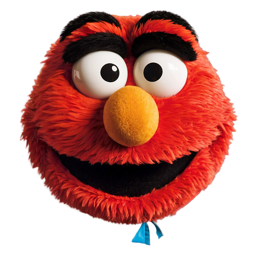 Elmo's Iconic Face Clipart Png 06212024 PNG image