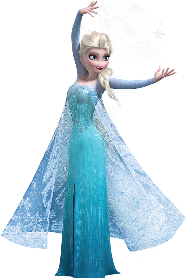 Elsa Casting Ice Magic Frozen PNG image