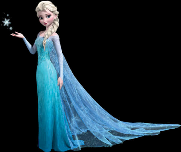 Elsa Creating Snowflake Frozen PNG image