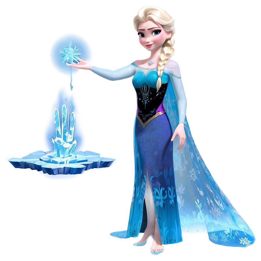 Elsa Ice Powers Png 05032024 PNG image