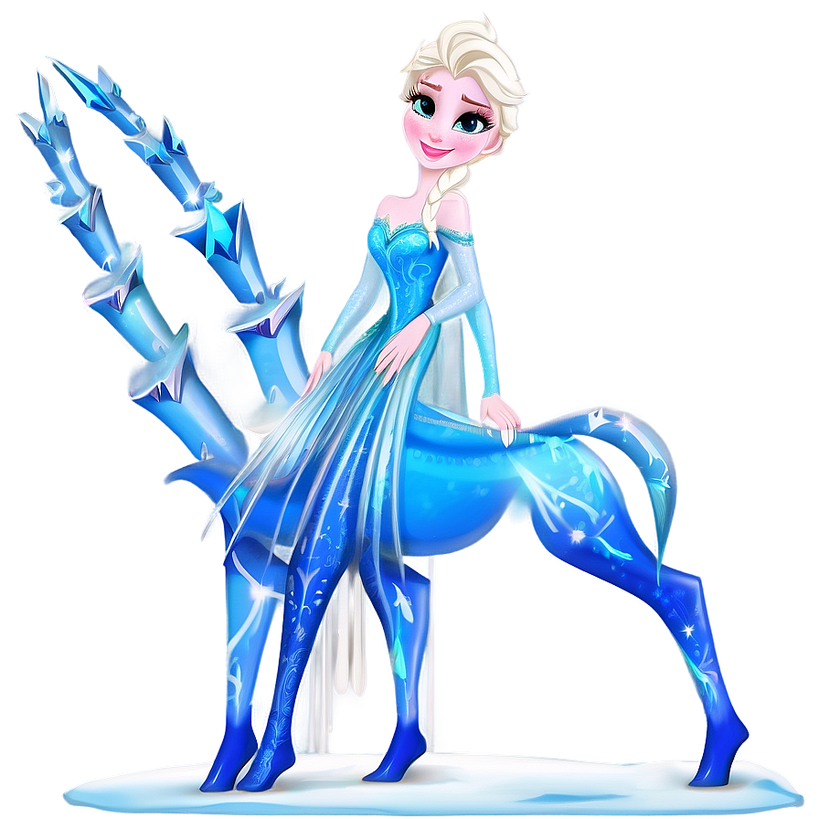 Elsa's Frozen Kingdom Png 06272024 PNG image