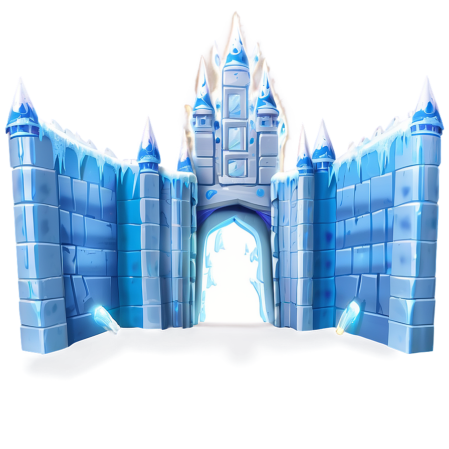 Elsa's Icy Fortress Frozen Png 06272024 PNG image