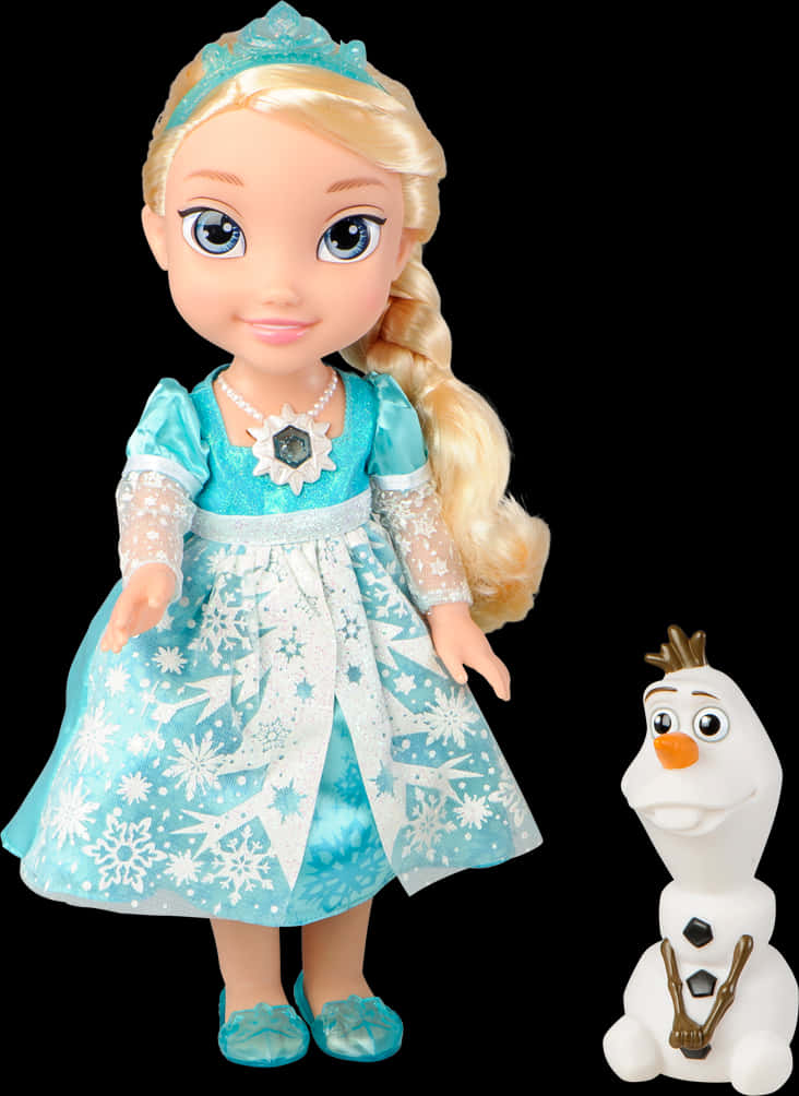 Elsaand Olaf Dolls Frozen PNG image