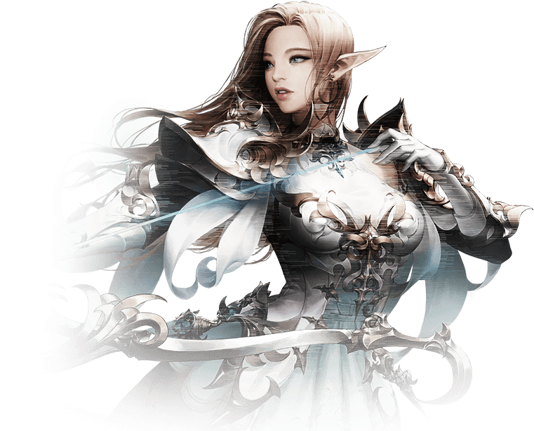 Elven Warrior Fantasy Artwork PNG image