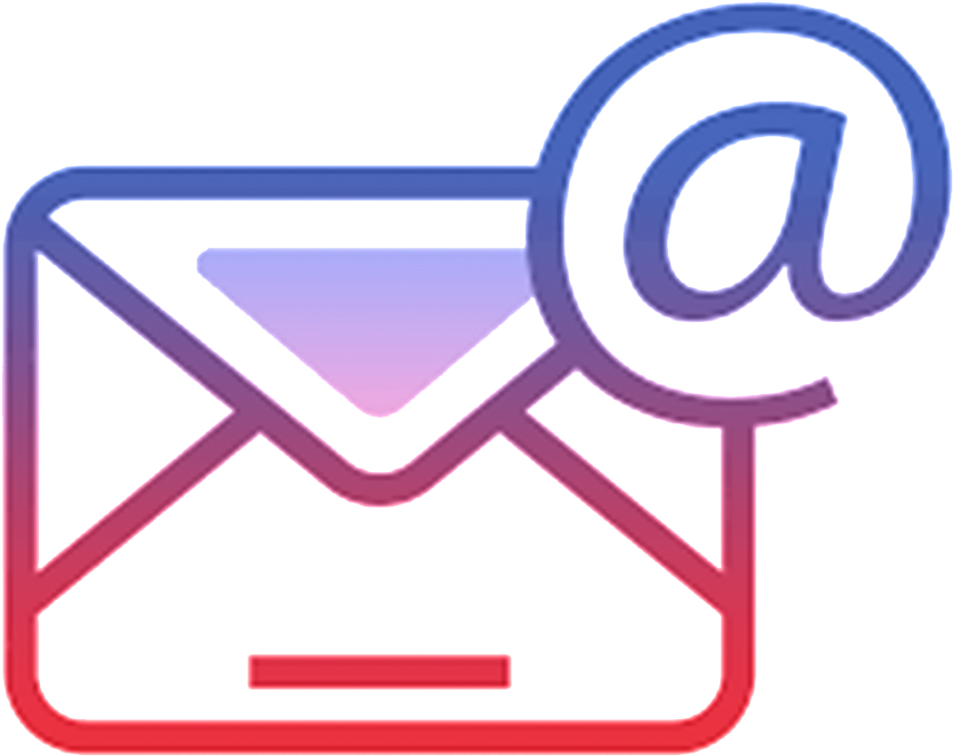 Email Icon Neon Effect PNG image