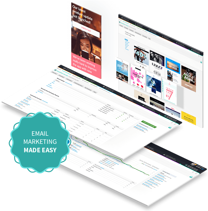 Email Marketing Software Interface PNG image