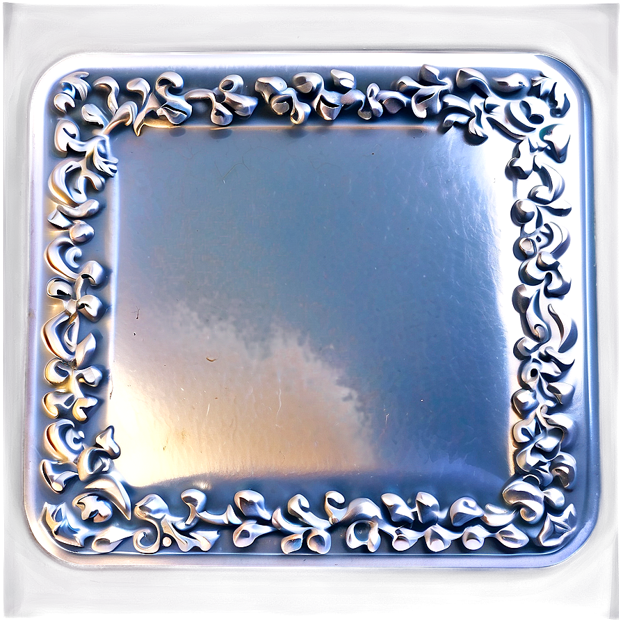 Embossed Metallic Plate Png 06272024 PNG image