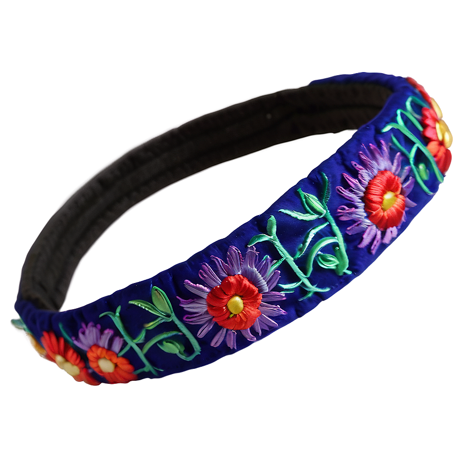 Embroidered Hair Band Png 06282024 PNG image