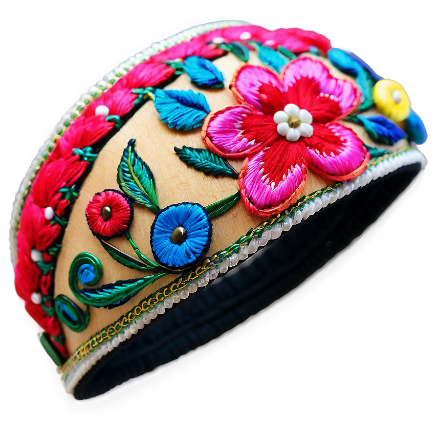 Embroidered Hair Band Png Uwl PNG image