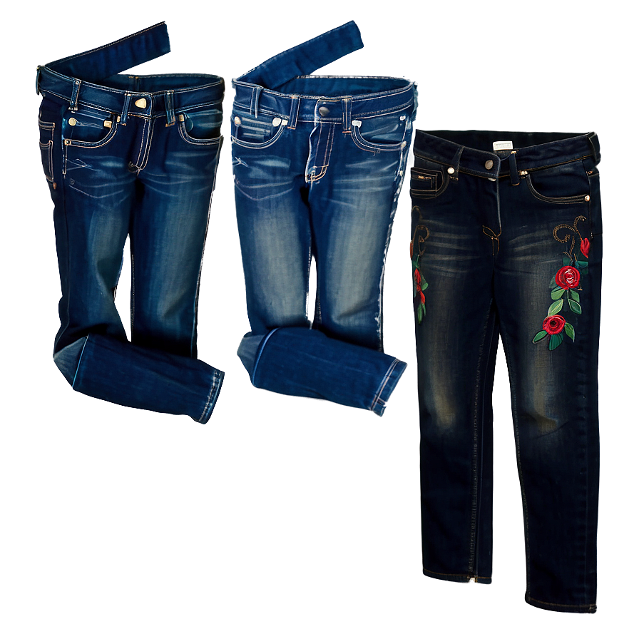 Embroidered Jean Png 46 PNG image