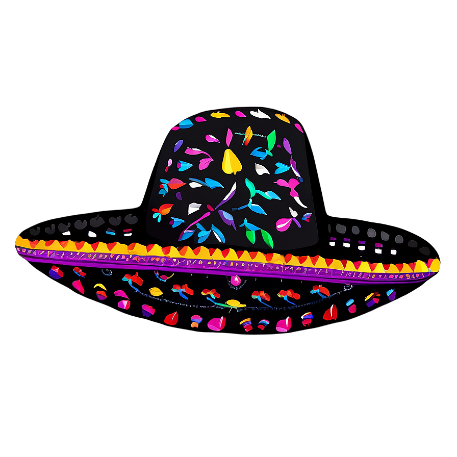 Embroidered Mexican Hat Png 71 PNG image