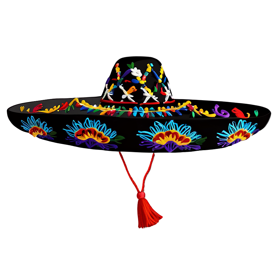 Embroidered Mexican Hat Png Ady53 PNG image