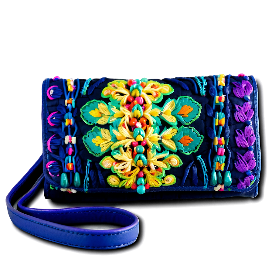 Embroidered Purse Png 05242024 PNG image
