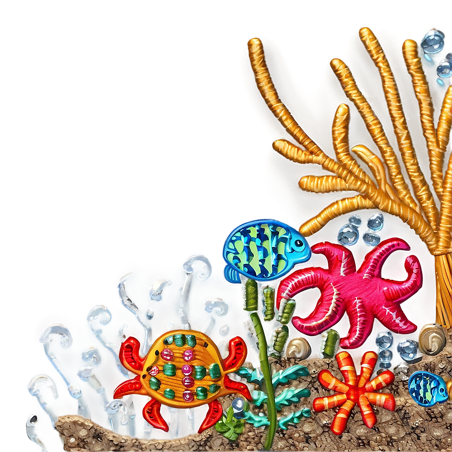 Embroidery Under The Sea Png 06262024 PNG image